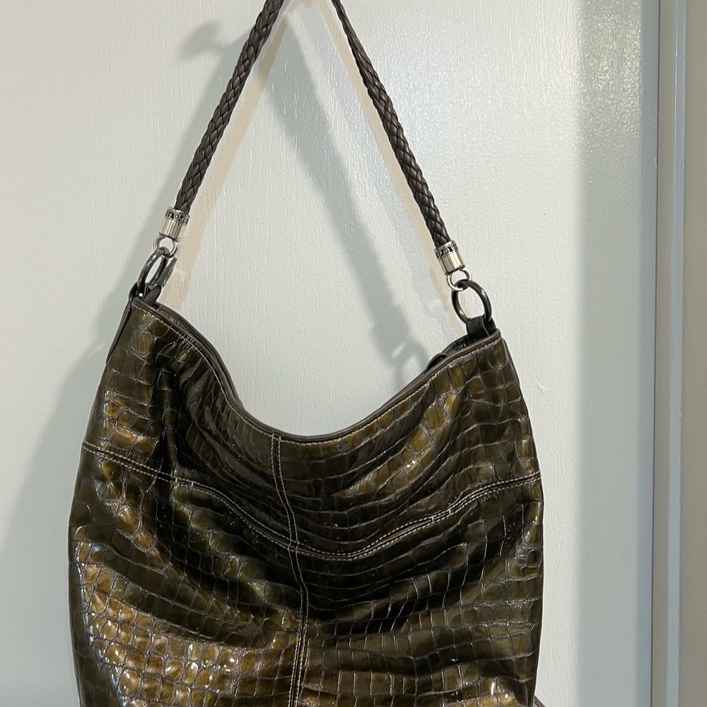 Authentic 🤩 Brighton Brown Hobo Bag with Slouchy Design
